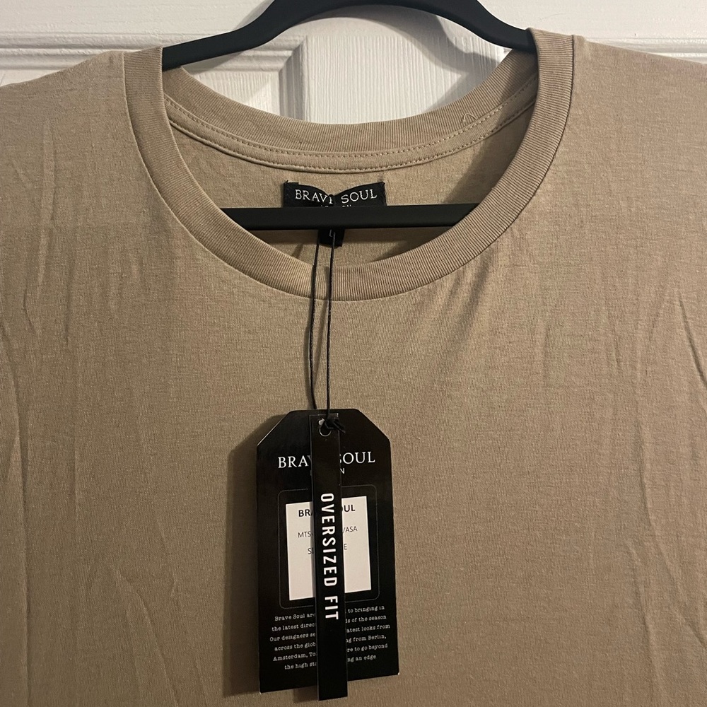 Mens Brave Soul Oversized Tee